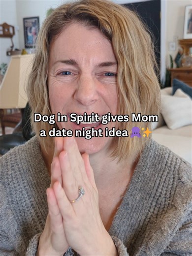 Jesse showed me a purple octopus and a scavenger hunt… Mom didn’t know what it meant at first but then got instant validation! 🐙✨ #datenight #petpsychic #animalcommunicator #doginspirit #spiritualawakening