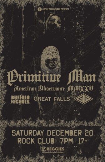 Primitive Man - Reggies Chicago