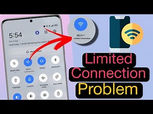 wifi limited connection problem