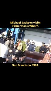 Retro Bay Area on Instagram: "Michael Jackson visits Fisherman’s Wharf. San Francisco, 1984. In June 1984, Michael Jackson visited San Francisco to unveil his wax figure at the Guinness Museum of World Records at Fisherman’s Wharf. Thousands of fans flocked to the area after news of his location spread. Jackson stayed hidden in a building behind the parking lot at the corner of Jones and Beach Streets, adding to the excitement of the event. 🎥: KGO-TV"