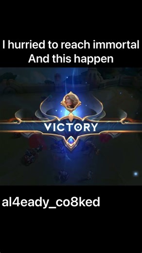 Lance pro reaching immortal before the seasons ends #MOBA55FriendFest #MOBA55SORA #MOBA55Creator