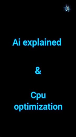 Ai explained Cpu optimization the fast enter #shorts