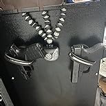 Magnetic Gun Holster for Pistols-Neodymium Magnets | Glock 19/17, 1911, P320 Semi-Auto Handgun Mount for Carbon Steel Surfaces | Tool-Free Gun Safe/Truck/Door Organizer | Scratch-Proof Silicone Design