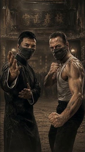 Ip Man vs Van Damme 🔥🥋 Who Wins? | Donnie Yen vs Jean-Claude Van Damme #Shorts
