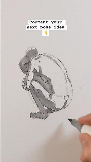 Drawing practice ✍️ #shorts #gesturedrawing