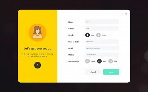 [油管搬运]C# WPF UI 在WPF中制作一个现代风格的注册界面