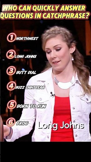 Hilarious ranking for quick answers to questions in Catchphrase? #youtube