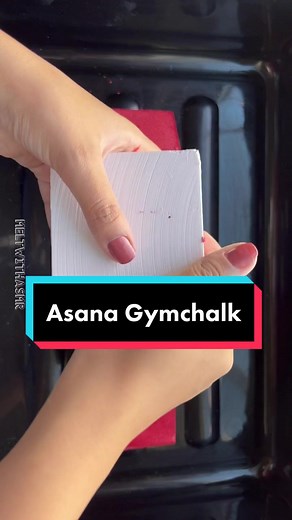 Fresh Asana Gymchalk with Red Gritty Blocks ❤️ #MakeABunchHappen #gymchalk #asmr #satisfying