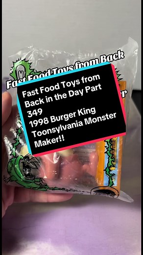 1998 Burger King Toonsylvania Monster Maker Liquid Vial Toy Review