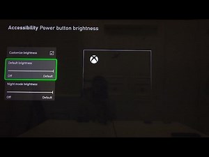 How to Change Power Button Brightness in XBOX Series S?