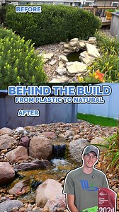 12K views · 123 reactions | ✨Behind The Build ✨ After her pre-formed pond was lost behind the shrubs, it was time to not only open the space back up, but renovate the feature for more enjoyment. Brady and the crew transformed this feature going from eye sore to a tranquil space to unwind. #iowawaterscapes #justaddwateria #iowa #desmoines #waterfall #pond #outdoorliving #landscaping #waterscape #aquascape #fountain #koipond #waterfeature #behindthebuild | just add water | Facebook
