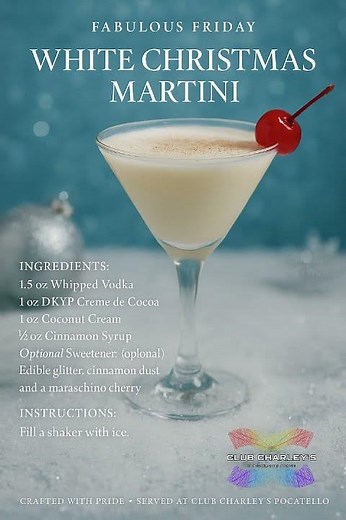 White Christmas Martini
