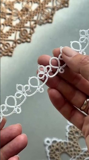 #tattingdesign #weaving #tatting #frivolite