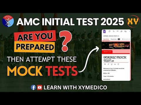 AMC Medical Cadet Online Mock Tests | AMC Initial Test Preparation 2025