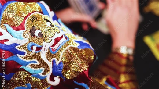 Process of tarot card reading and future fate prediction, fortune teller medium with a deck of divination cards tells a destiny forecast, female tarot reader fortune telling, esoteric and astrology