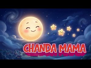 Chanda Mama 🌙 | Hindi Kids Song | Baby Rhyme #ChandaMama #CartoonSong