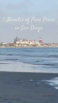 Ocean Waves at Hotel Del Coronado | ASMR (No Music)