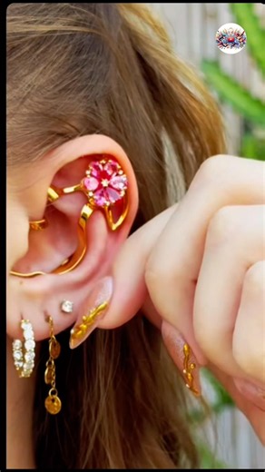 Stunning Gold Earrings for Girls | Gorgeous & Elegant Designs 💛#usa#earrings#shortviral#tiktok#gold