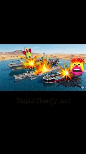 Resist PetoMilitary Resist Dumpπard €lown§how I see in 3d realism Lego aircraft carriers with Lego jets taking off and a Lego battleship and Lego oil tankers all floating in a body of water near a desert. The battleship name written on the side, says, US U200B. The Lego oil tanker is broke in half with black liquid spilling out. The tanker name on the side is written, Exlon VaDooshbag #resist #democrats #usa #aiart #mockingjay