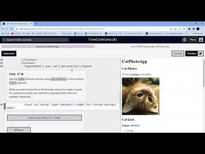 Learn HTML by Building a Cat Photo App Step - 57 || freeCodeCamp