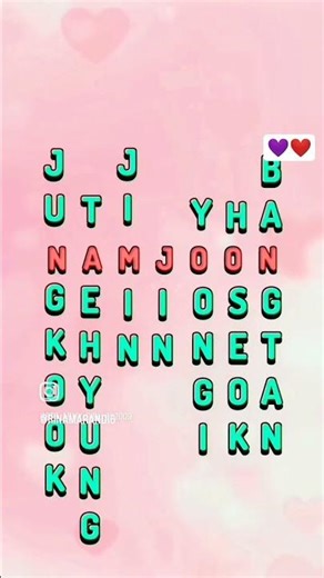 #btsarmy BTS all members names 😍💜❤️💜❤️