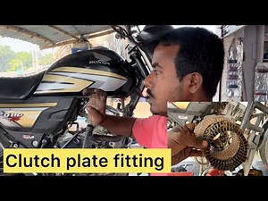 How To Install Motorcycle Clutch Plate - Step By Step Guide For Beginners #honda #clutch