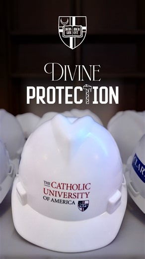 3.2K views · 43 reactions | Celebrating a legacy of innovation and resilience at the CUA Engineering Hard Hat Ceremony! Alumni, students, faculty, family, friends and industry pros gathered to witness the blessing of hardhats by Rev. Aquinas Guilbeau. Here's to a semester of groundbreaking design projects and the future of engineering excellence! ️ | The Catholic University of America | Facebook