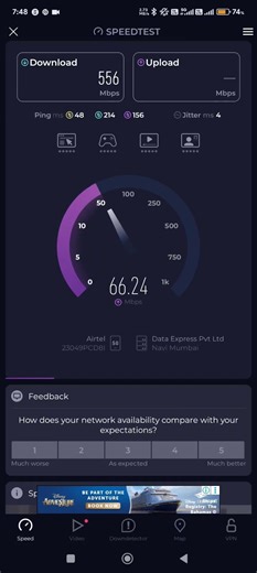 “Airtel 5G Speed Test 🔥 – Shocked by the Speed!” “Lag Free Gaming? #Airtel5GPlus Test”
