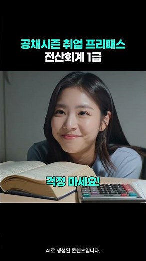 전산회계 1급 자격증, 수포자도 합격할 수 있는 취업 치트키!