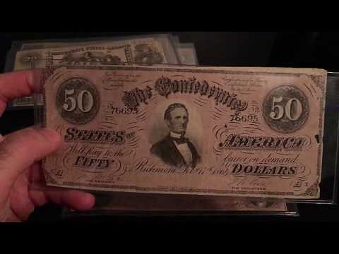 Confederate Banknotes - Money from the Civil War (Confederate Money Collection)
