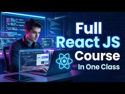 Full React JS in One Class | Web Development