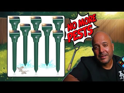 Keep Moles Away in 5 Minutes with Solar Power