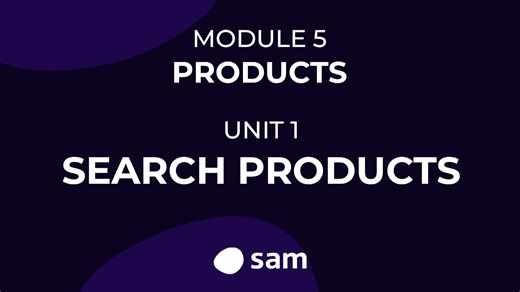 Module 5 Unit 1: Search Products