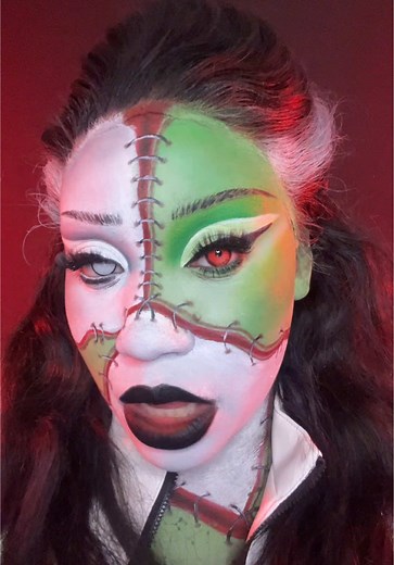 Transform into the Bride of Frankenstein for Halloween