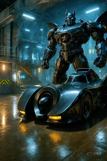 Batimovil Transformer 1989 #ia #ai #batman #tendencia #transformers #foryoupage #paratii #michelkeaton #batman1989