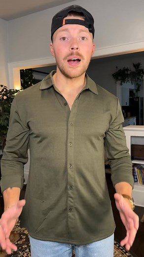 this wrinkle free dress shirt is a show stopper! 😎 | Hivebabe