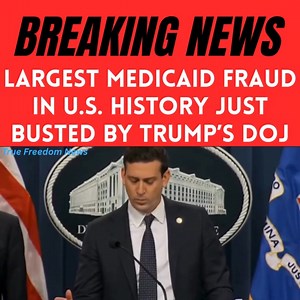 22K views · 1.7K reactions | Massive Medicaid scam exposed by Trump’s DOJ! | True Freedom News | Facebook
