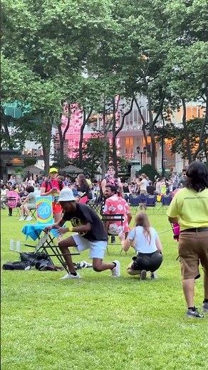 10th Annual Game of MUSICAL CHAIRS at Bryant Park in New York City 2024