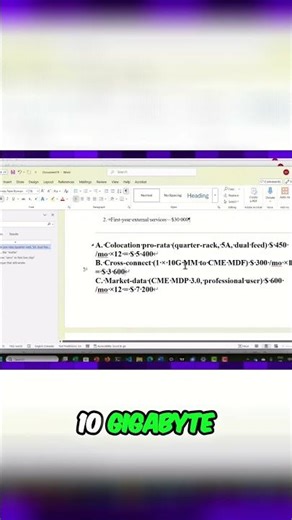 Data Feed Costs: Colocation, Cross-Connect & Market Data #shorts