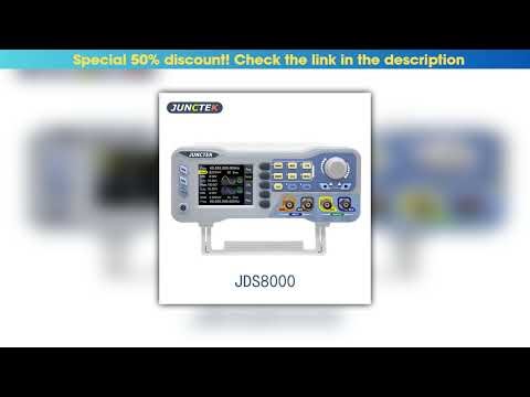 Review JUNCTEK JDS8060 8080 Dual Channel Function Arbitrary Waveform Signal Generator Source 275MSa