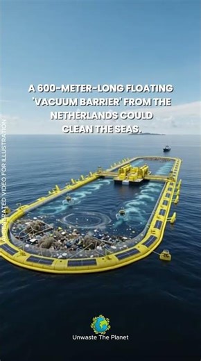 Floating Barrier to Clean Seas