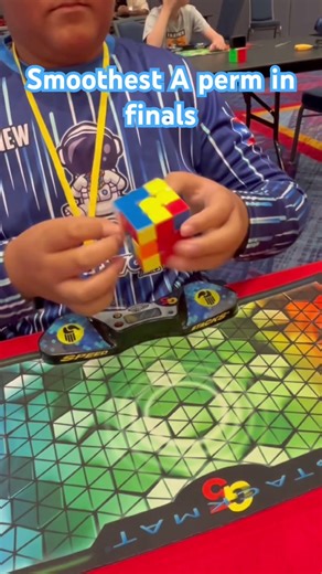 Smoothest A perm in Finals #speedcubing #nivetadhingramusic