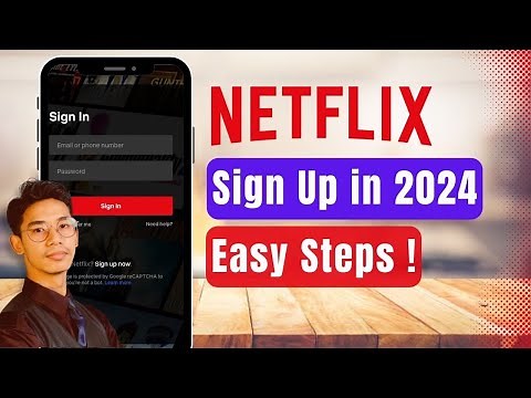 How to Sign Up in Netflix - 2024 Updated