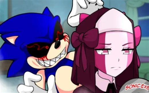 SARVENTE被困扰SONIC.EXE FRIDAY NIGHT FUNKIN动画 -第1部分