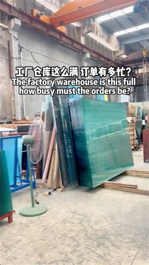 Busy Glass Factory Warehouse | Orders Ready for Shipment