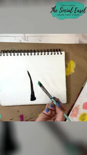 3.4K views · 57 reactions | There are many different types of things you can do with the angled brush! It’s one of my favorites! I use it to make grass, leaves, flowers, and trees! When it comes to the angled brush, you can just let the brush do the work for you! Full tutorial here: https://www.thesocialeaselonlinepaintstudio.com/how-to-use-an-angled-paintbrush/ 朗 | The Social Easel | Facebook