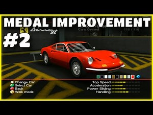 PGR2 - Ferrari Dino Medal Improvement - Street Race (2) Platinum