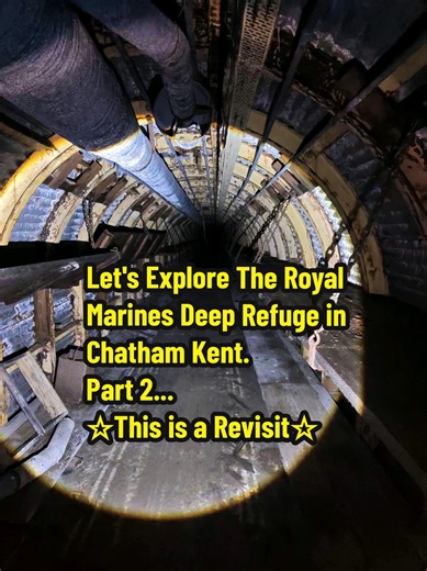 Let's Explore The Royal Marines Deep Refuge in Chatham Kent. Part 2... This is a Revisit... The Royal Marines Deep Refuge in Chatham is a fascinating, largely forgotten two-level underground air-raid shelter built in 1938 for Royal Marines stationed at the adjacent Barracks, featuring bunk beds and wartime remnants, built during the Munich Crisis for protection against WWII bombing, with the Barracks closing in the 1950s but the shelter remaining as a significant piece of military history hidden
