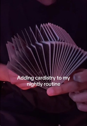 Cardistry stays in the nightly routine but also keeps me up sometimes #cardistry #design
