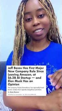 Jeff Bezos’ $6.2B AI Space Startup Explained: Project Prometheus #ai #tech #programming